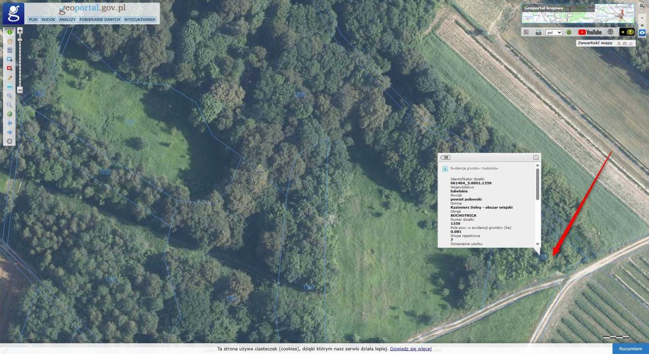 Działka rolna Bochotnica. Zdjęcie 5