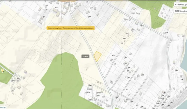 Działka rolna Marksewo