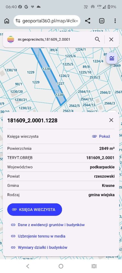 Działka budowlana Krasne. Zdjęcie 2