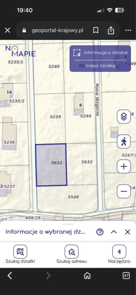 Działka budowlana Olkusz Podgrabie, ul. Polne Wzgórze. Zdjęcie 3
