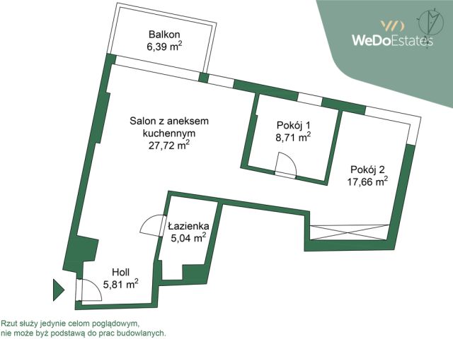 Mieszkanie 3-pokojowe Warszawa Bielany, al. Aleja Słowiańska. Zdjęcie 20