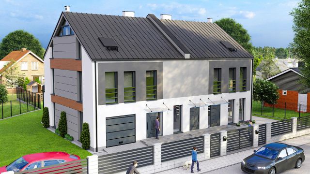 bliźniak, 8 pokoi Gdańsk Kiełpino Górne, ul. Goplańska. Zdjęcie 1