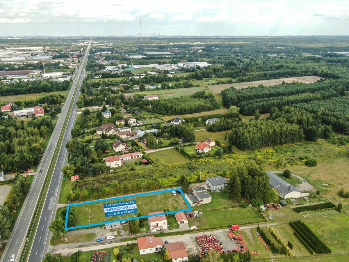 Działka inwestycyjna Mroków, al. Krakowska. Zdjęcie 1