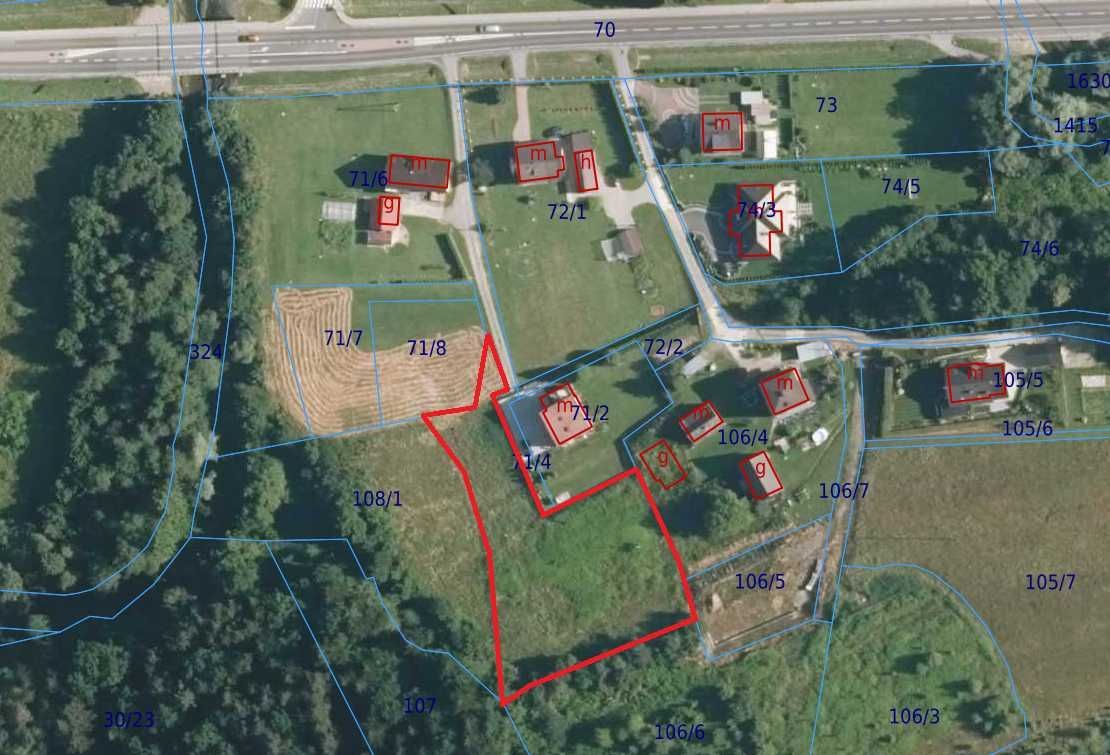 Działka rolno-budowlana Mystków. Zdjęcie 2