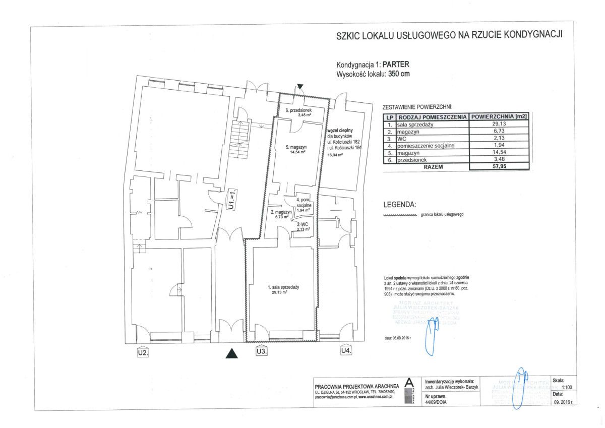 Lokal Wrocław, ul. gen. Romualda Traugutta. Zdjęcie 2