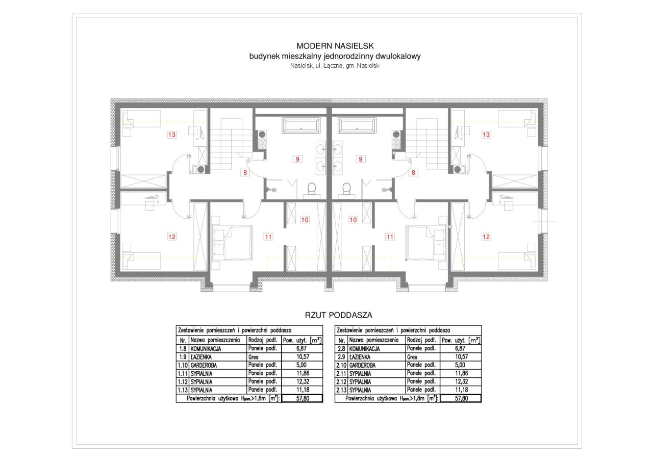 bliźniak, 4 pokoje Nasielsk, ul. Łączna. Zdjęcie 19