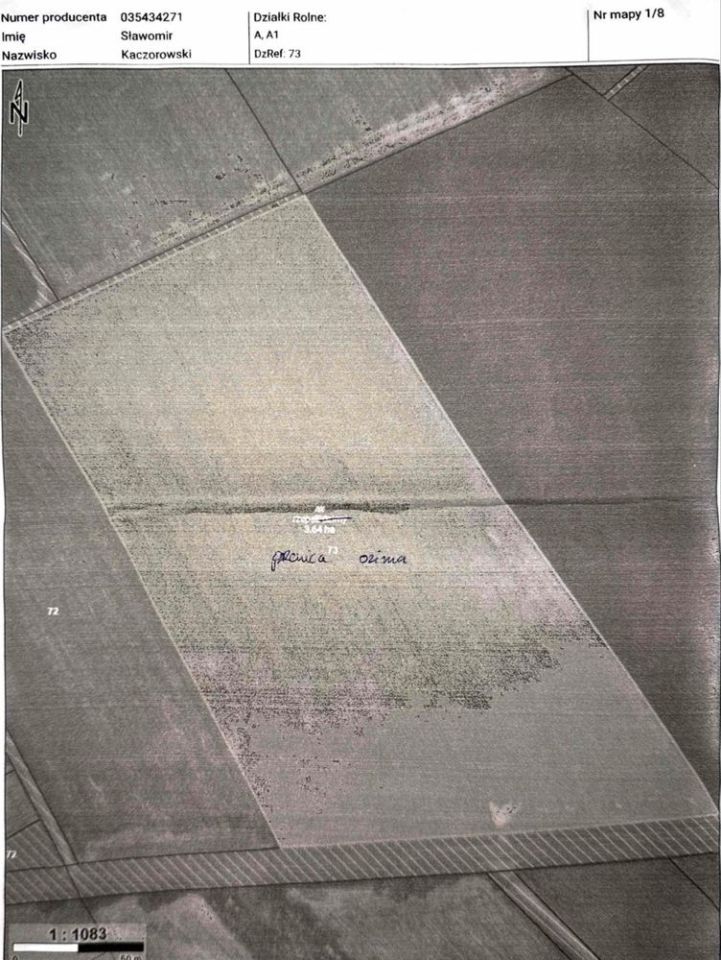 Działka rolna Dąbrowa. Zdjęcie 2