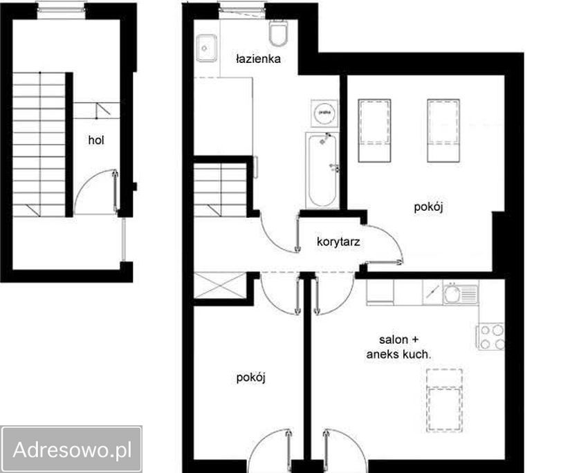 Mieszkanie 3-pokojowe Zielonki, ul. Krakowskie Przedmieście. Zdjęcie 2