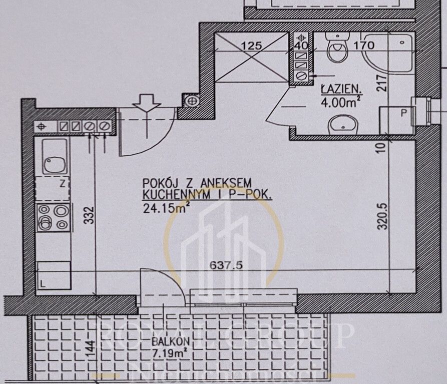 Mieszkanie 1-pokojowe Lublin Węglin, ul. Kwarcowa. Zdjęcie 8
