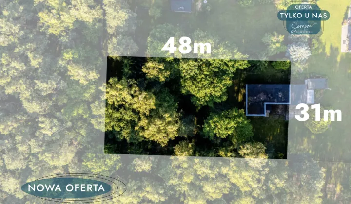 Działka budowlana Sokolniki-Las, ul. Klonowa