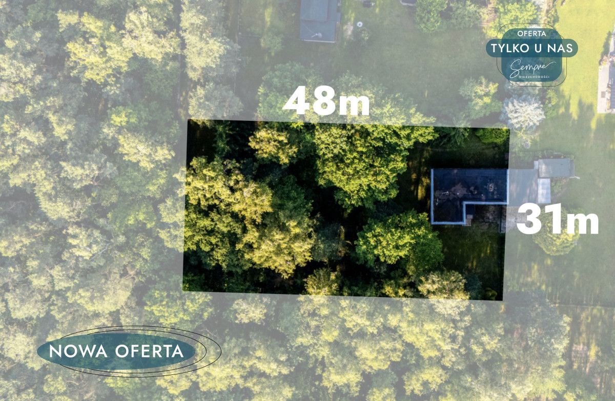 Działka budowlana Sokolniki-Las, ul. Klonowa. Zdjęcie 1