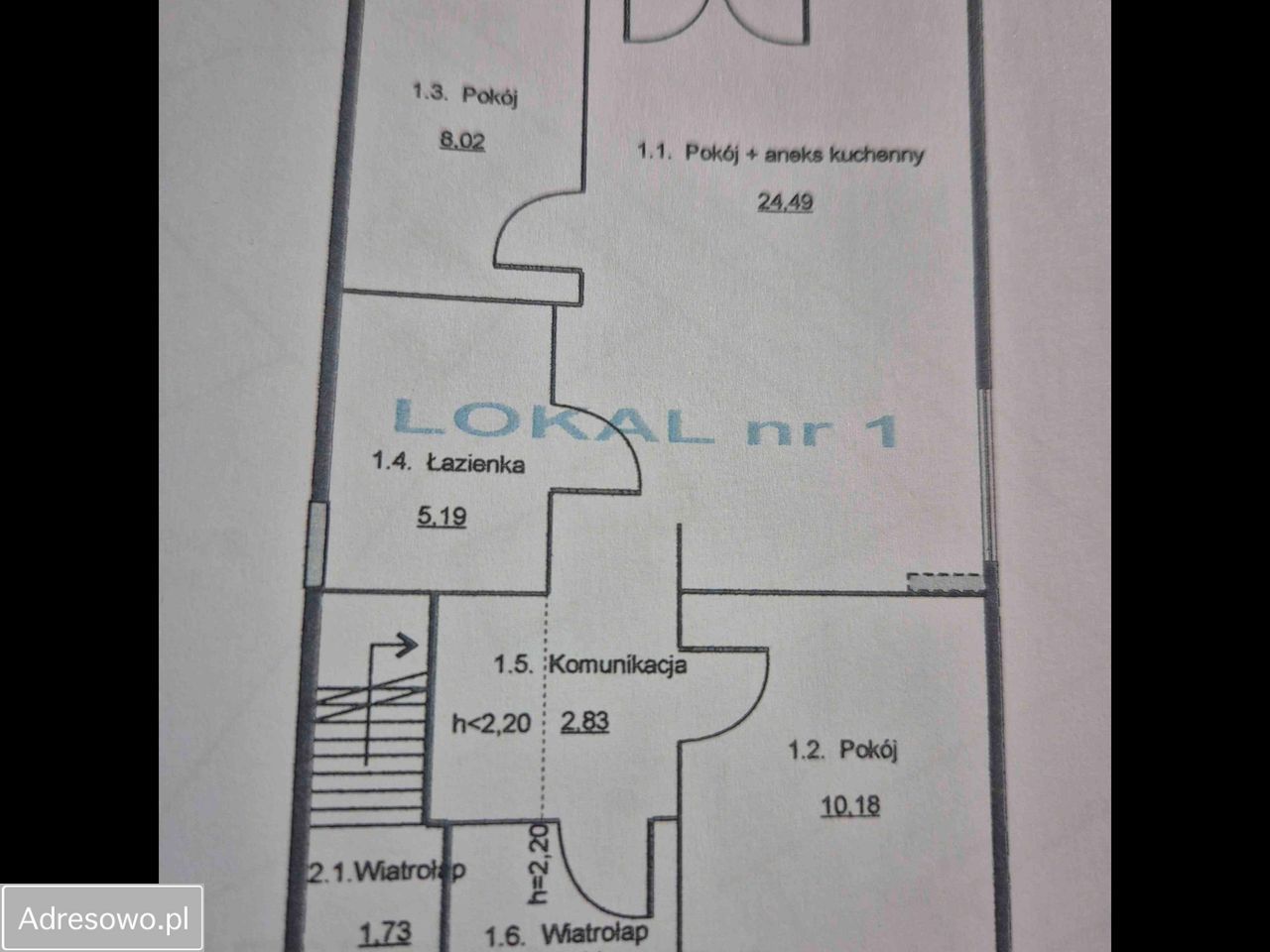 Mieszkanie 3-pokojowe Starogard Gdański, ul. generała Stefana Roweckiego "Grota". Zdjęcie 17