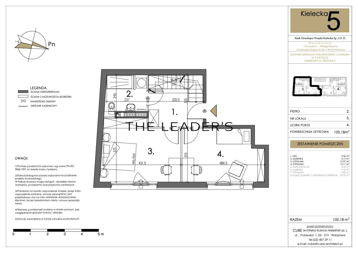 Mieszkanie 4-pokojowe Warszawa Mokotów, ul. Kielecka. Zdjęcie 7