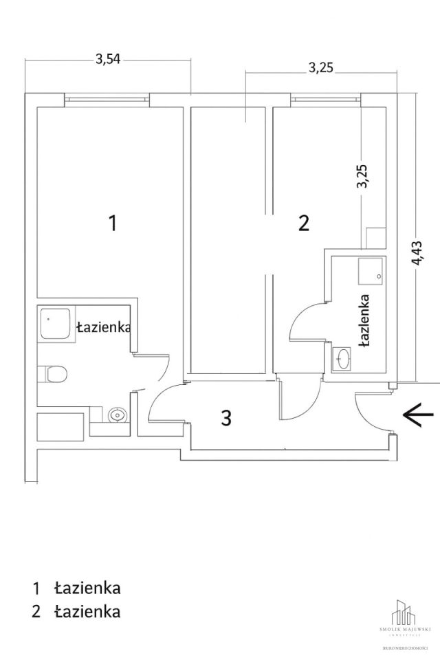 Mieszkanie 3-pokojowe Wrocław, ul. Sudecka. Zdjęcie 12