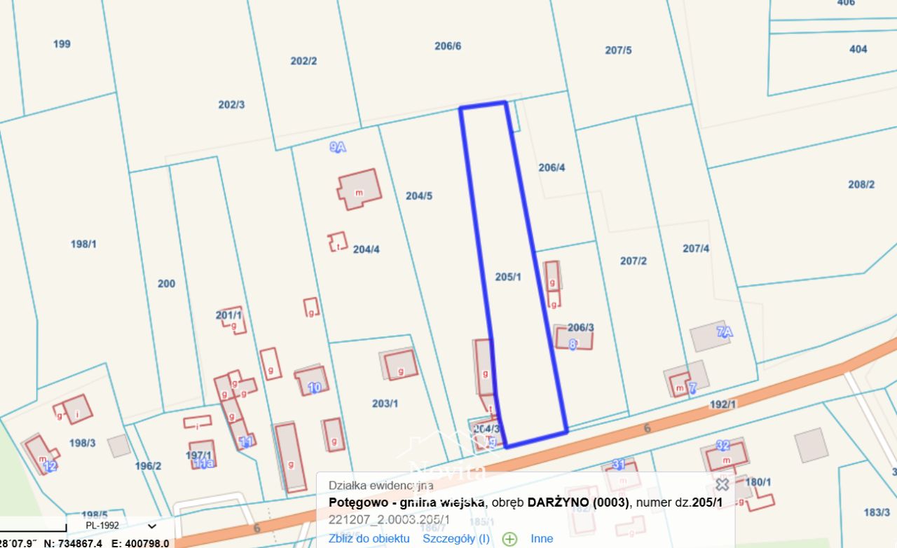 Działka budowlana Potęgowo. Zdjęcie 13