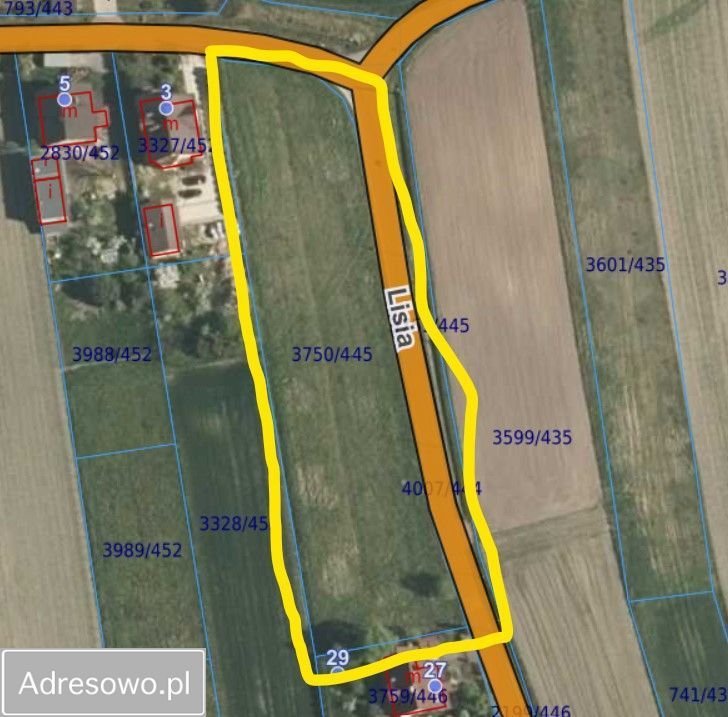 Działka budowlana Międzyrzecze, ul. Lisia. Zdjęcie 3