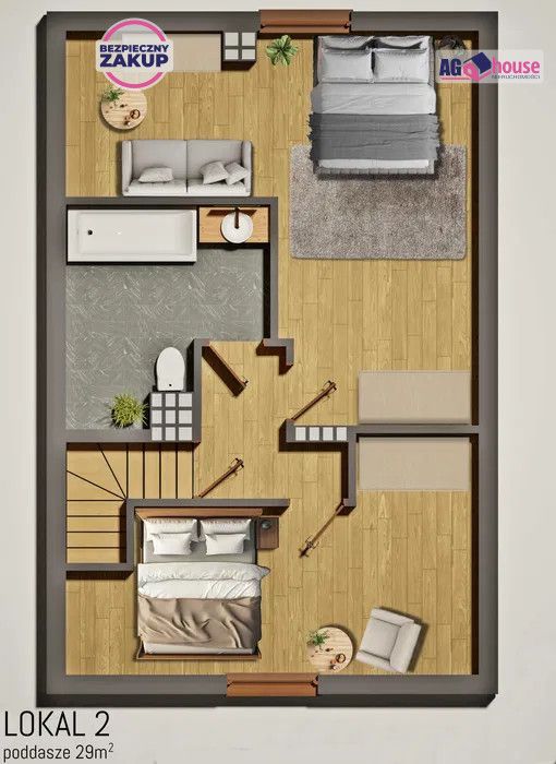 Mieszkanie 3-pokojowe Rumia, ul. Ksawerego Dunikowskiego. Zdjęcie 4