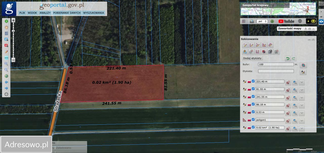 Działka inwestycyjna Sulmierzyce, ul. Strażacka. Zdjęcie 3