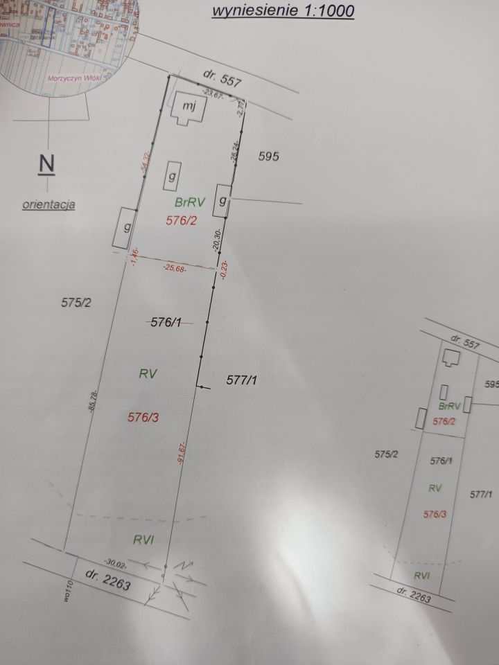 Działka budowlana Morzyczyn Włościański. Zdjęcie 1