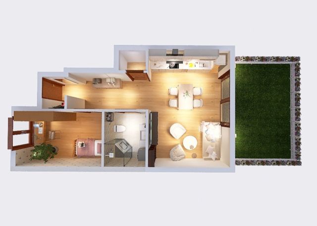 Mieszkanie 2-pokojowe Piastów, ul. Michała Kleofasa Ogińskiego. Zdjęcie 9