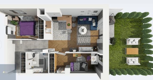 Mieszkanie 1-pokojowe Gliwice, ul. Szafirowa. Zdjęcie 12