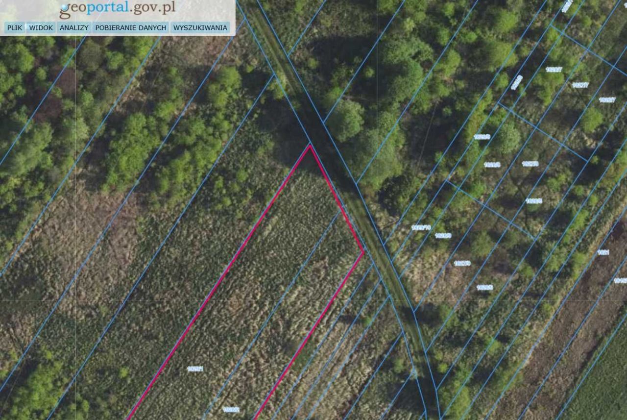 Działka inwestycyjna Myszków, ul. Rolnicza