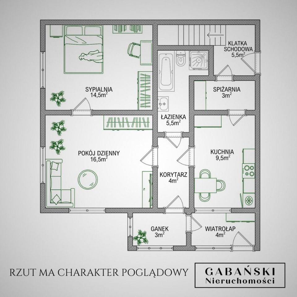 dom wolnostojący, 3 pokoje Lusławice. Zdjęcie 16