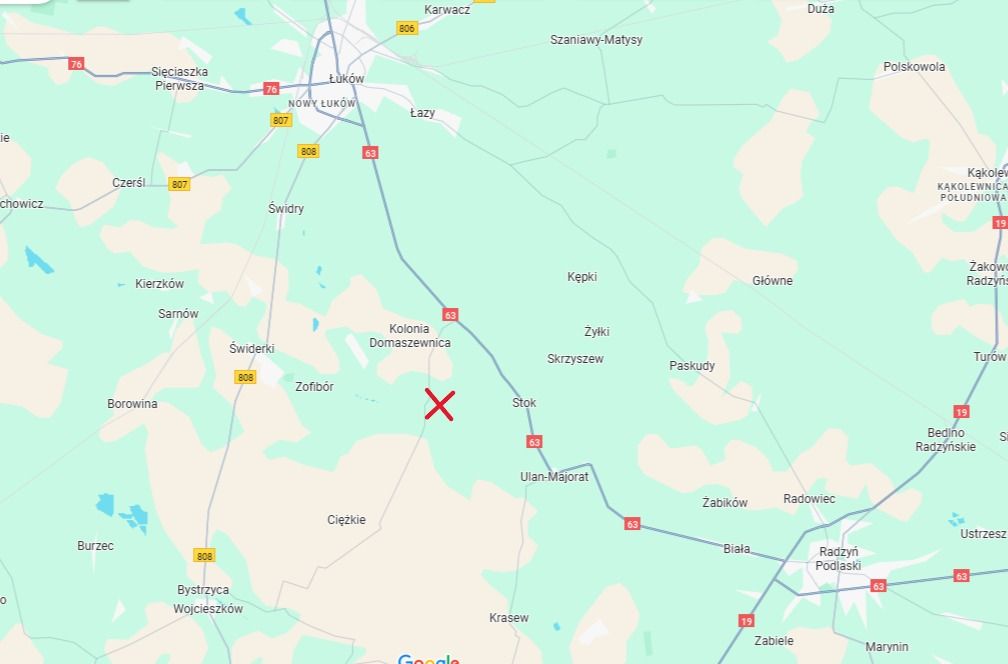 Działka rolna Sętki