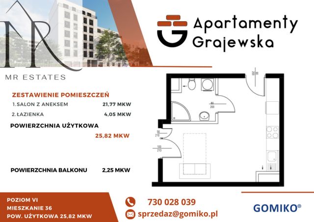 Mieszkanie 1-pokojowe Warszawa Praga-Północ, ul. Grajewska. Zdjęcie 3