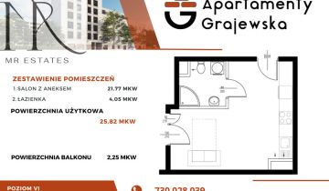 Mieszkanie 1-pokojowe Warszawa Praga-Północ, ul. Grajewska