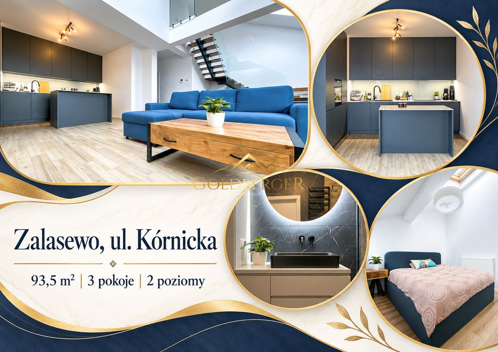 Mieszkanie 3-pokojowe Zalasewo, ul. Kórnicka. Zdjęcie 1