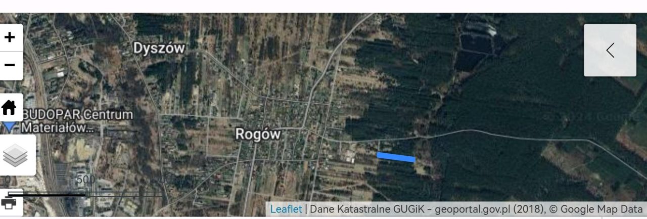 Działka leśna Rogów, ul. Leśna. Zdjęcie 2