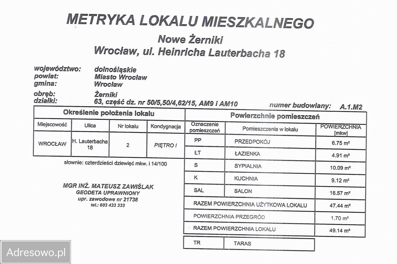 Mieszkanie 2-pokojowe Wrocław Fabryczna, ul. Heinricha Lauterbacha. Zdjęcie 19