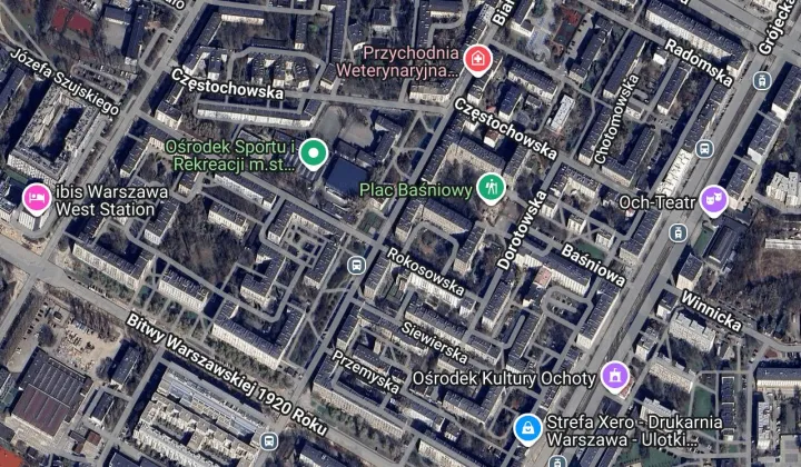 Mieszkanie 1-pokojowe Warszawa Ochota, ul. Białobrzeska