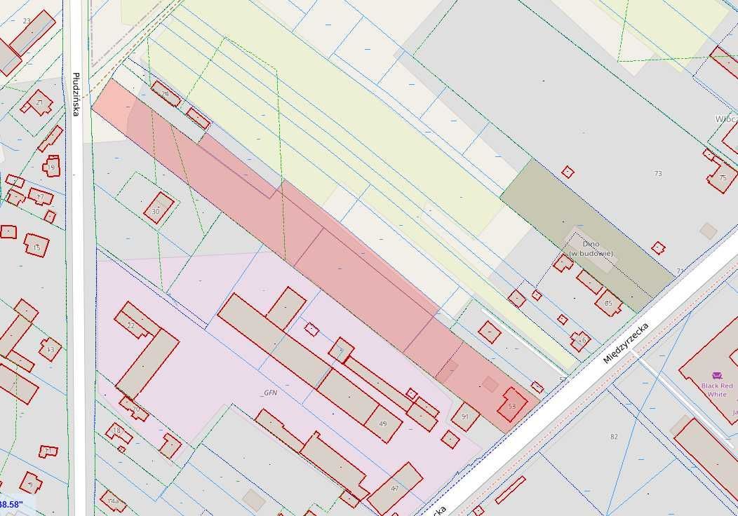 Działka inwestycyjna Radzyń Podlaski, ul. Międzyrzecka