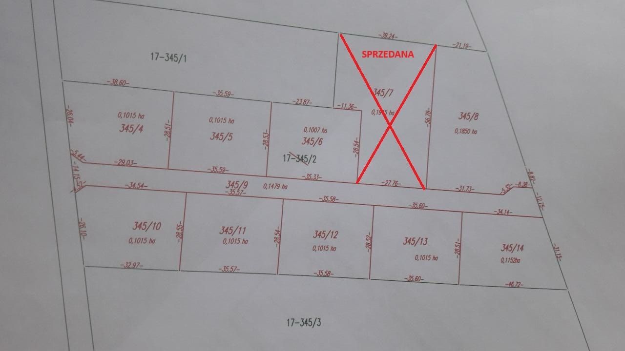 Działka budowlana Olszyny. Zdjęcie 2