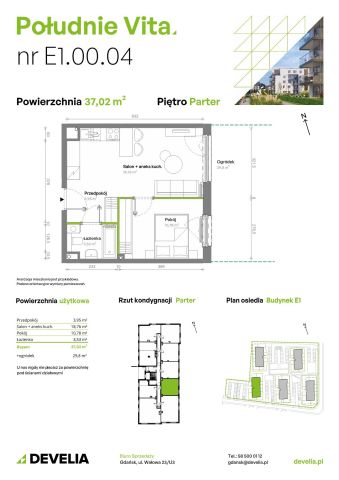 Mieszkanie 2-pokojowe Gdańsk Orunia Górna, ul. Kazimierza Wielkiego. Zdjęcie 7