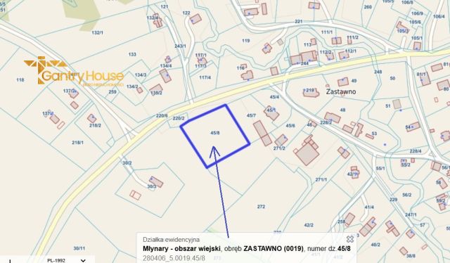 Działka siedliskowa Zastawno. Zdjęcie 11