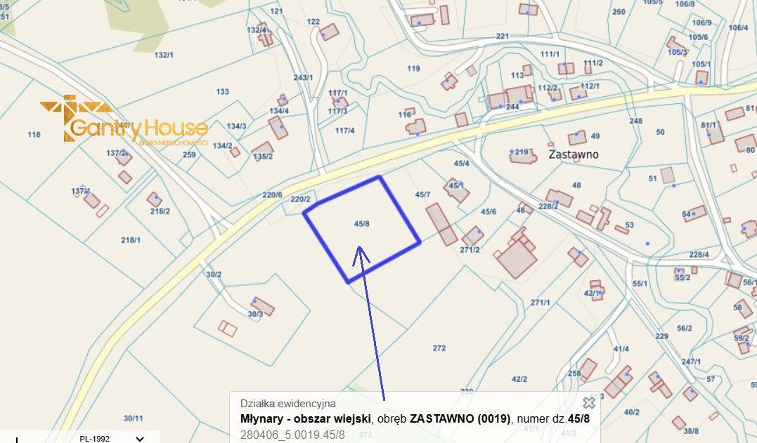 Działka siedliskowa Zastawno. Zdjęcie 11