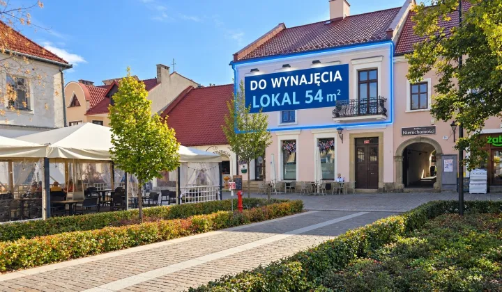 Lokal Myślenice, rynek Rynek