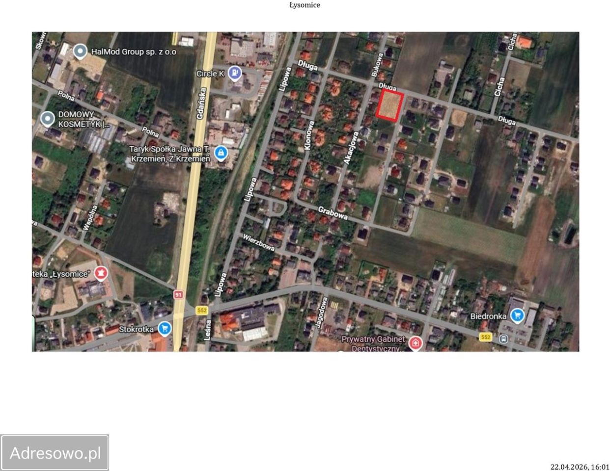 Działka rolno-budowlana Łysomice, ul. Długa. Zdjęcie 2