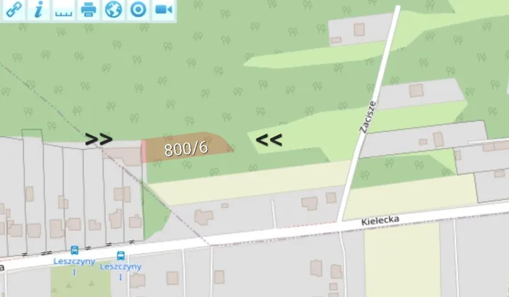 Działka budowlana Bęczków, Zacisze