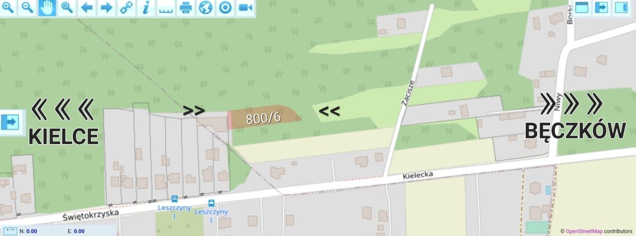 Działka budowlana Bęczków, Zacisze. Zdjęcie 1