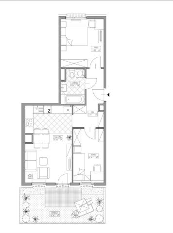 Mieszkanie 3-pokojowe Kraków Czyżyny, ul. Bolesława Orlińskiego. Zdjęcie 1