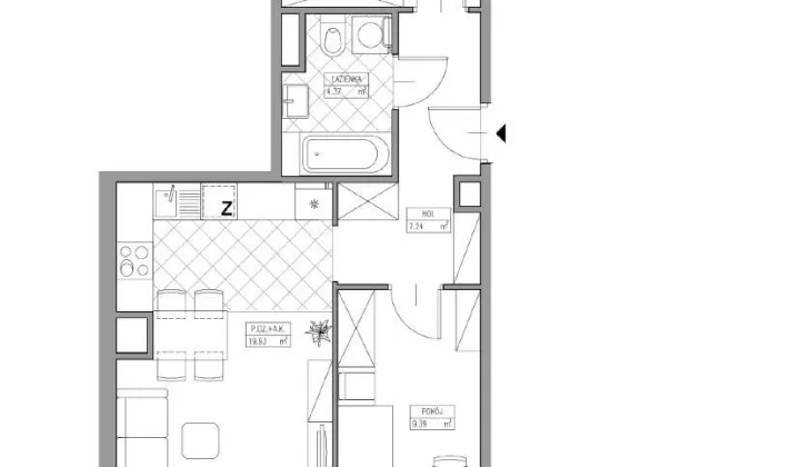 Mieszkanie 3-pokojowe Kraków Czyżyny, ul. Bolesława Orlińskiego