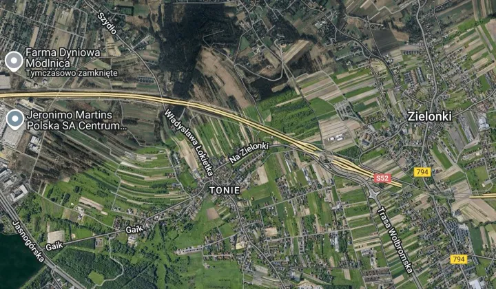 Działka budowlana Kraków Prądnik Biały, ul. Na Zielonki