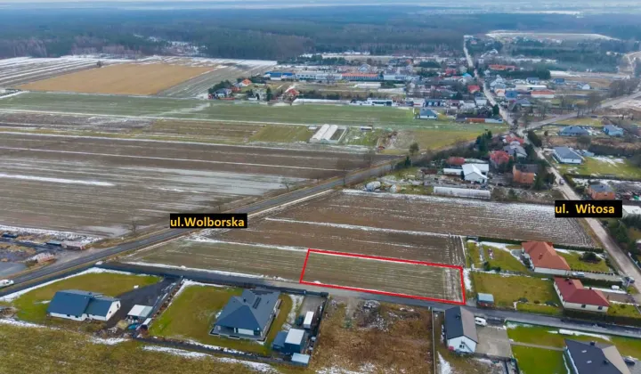 Działka budowlana Piotrków Trybunalski Meszcze, ul. Wincentego Witosa