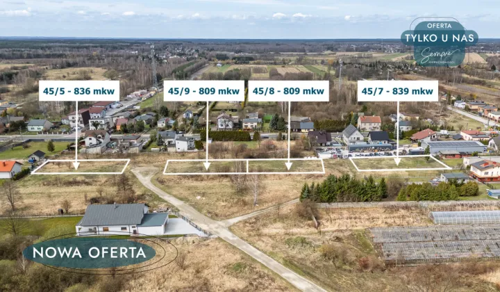 Działka budowlana Zduńska Wola, ul. Wisławy Szymborskiej