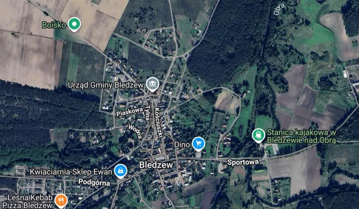 Działka rolna Bledzew, ul. Górna