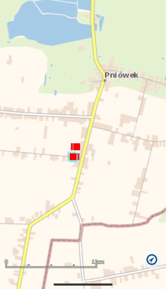 Działka budowlana Pniówek